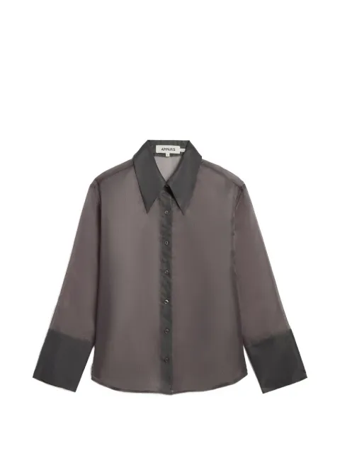 Apparis Tyra shirt Grey TYRAORGANZASHIRT