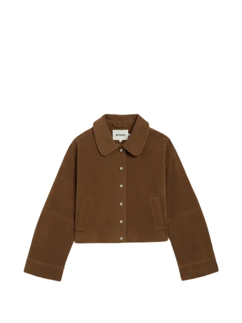Apparis Ella jacket Brown ELLASANSSUEDECROPPEDJACKET