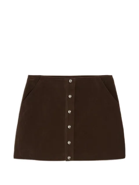 Apparis Ella mini skirt Brown ELLASANSSUEDEMINISKIRT