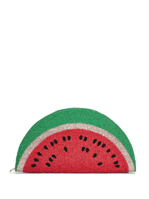 Simon Miller Lune beaded clutch bag Red S10389267
