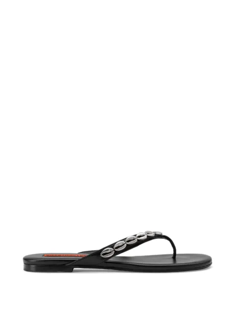 Simon Miller Riviera shell flip-flops Black F3389287