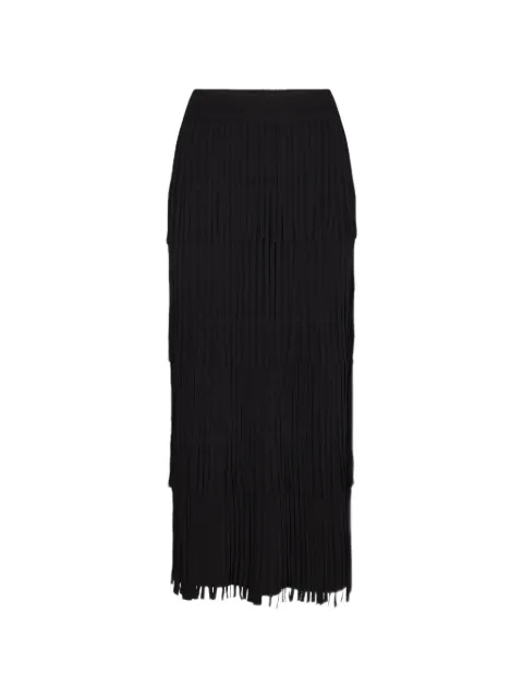 Simon Miller Za Za fringe midi skirt Black W71936051