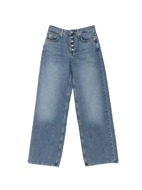 Free People Nia button-fastening jeans Blue 100592112