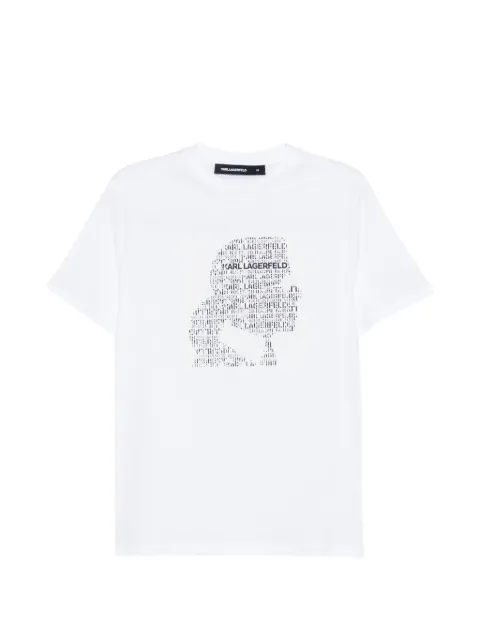Karl Lagerfeld graphic print T-shirt White 755075561252