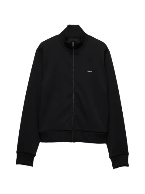 Prada technical jersey blouson jacket Black UJL23DSOOO18Y6