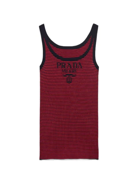 Prada silk tank top Red P29A1OSWMO19BV