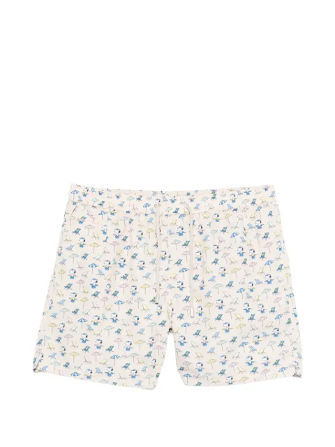 MC2 Saint Barth x Peanuts Lighting Micro Fantasy snoopy-print swim shorts Neutrals LIG0003