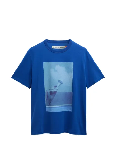 Barbour x Paul Smith graphic-print T-shirt Blue MTS1613MTS