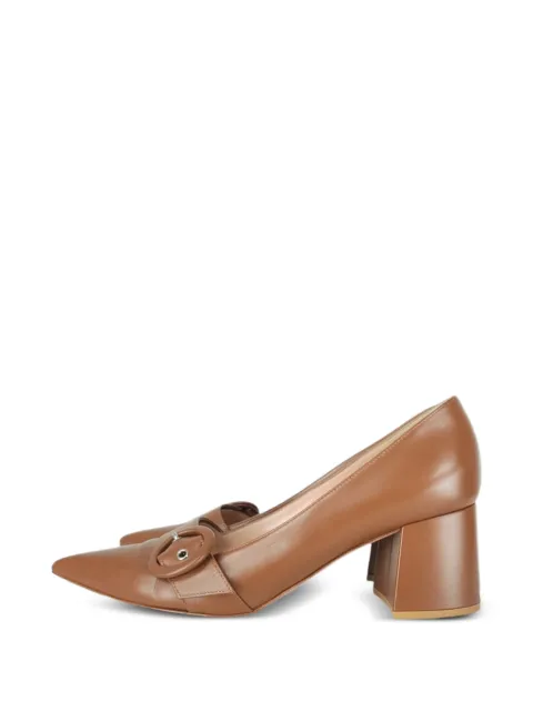 Gianvito Rossi Venezia leather pumps Brown 2056414