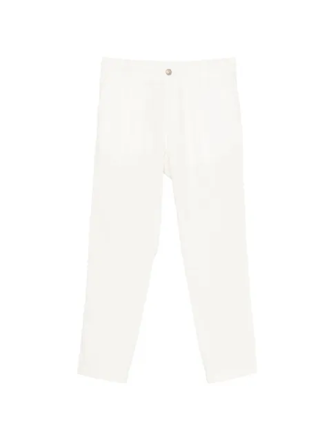 Herno button straight trousers Neutrals PT000185U17147