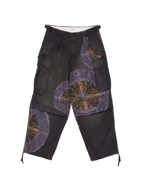 KHOKI printed cargo pants Black 26SSP08