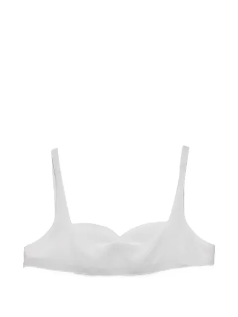 Prada crepe de chine top White TP6248SOOO12L0