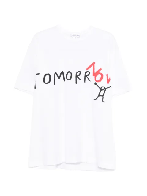Comme Des Garçons Shirt graphic-print T-shirt White FQT038