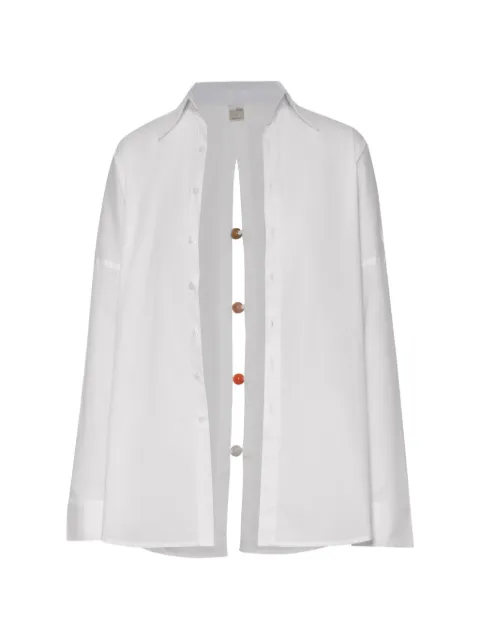 Baobab Wayra resin-stones back-slit shirt White 6170166