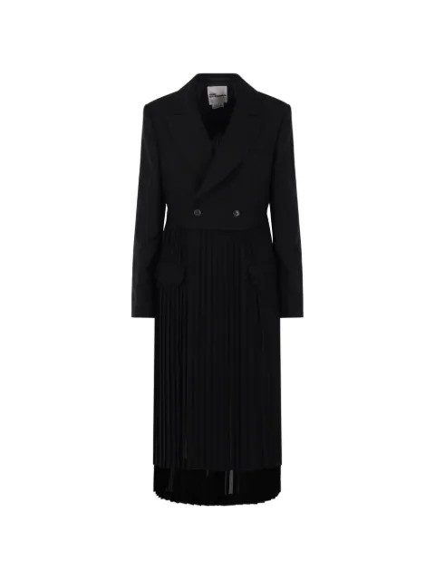 Comme Des Garçons pleated button dress Black 3QC002S261BLACKXBLACK