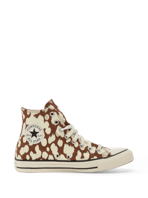 Converse Chuck Taylor printed high-top sneakers Brown A17924C