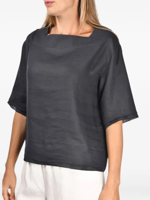 Gran Sasso square-neck blouse Grey 6123850000
