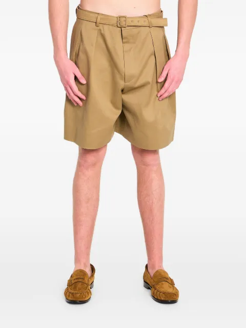 Saint Laurent drill bermuda shorts Brown 860929Y7I14