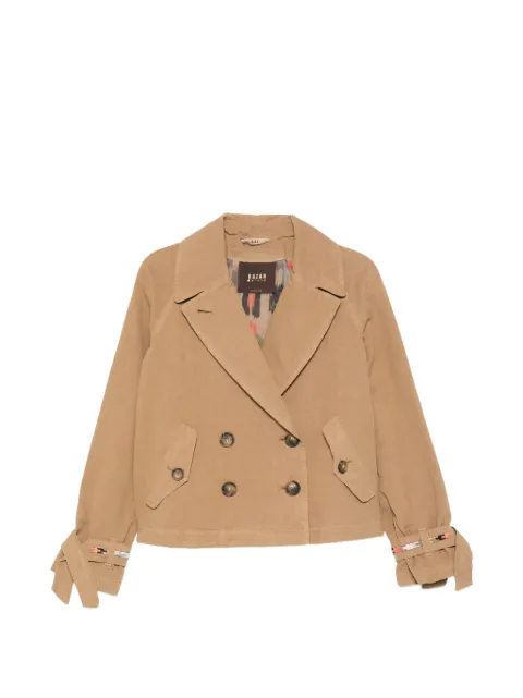 Bazar Deluxe double-breasted trench coat Neutrals S11831900