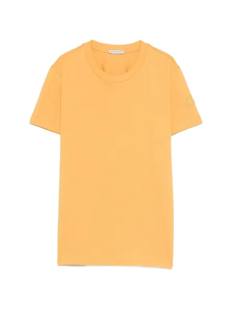 Moncler crew-neck T-shirt Yellow L10938C0002989AUO