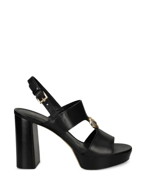 Michael Michael Kors Erin buckle logo sandals Black 40S6ERHS1L