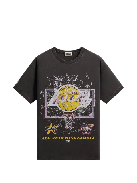 KITH x NBA Los Angeles Lakers Shattered Backboard T-shirt Black KHM034949001