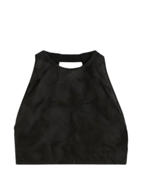 Max Mara Mxsfumetto cut-out crop top Black 2611161203600