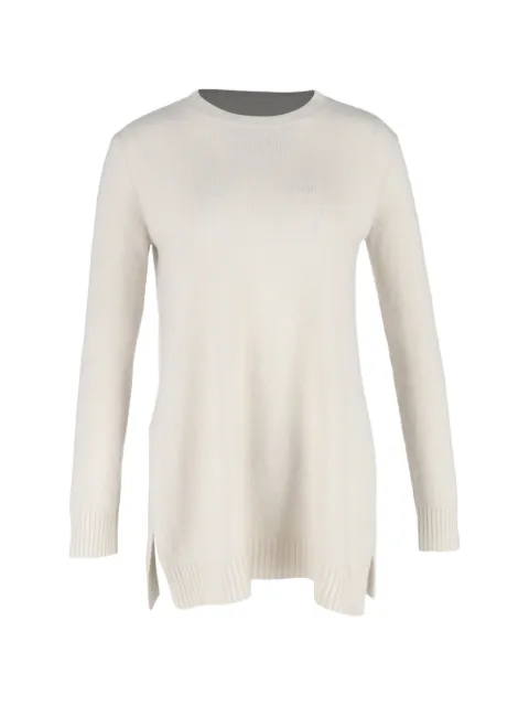 Max Mara Selina oversized wool sweater White RFCPUGBCL706874W