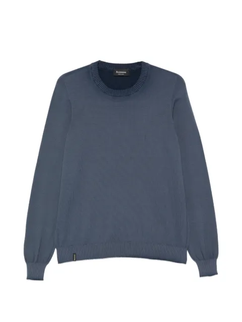 AROVESCIO round-neck sweater Blue SS26F201M200002