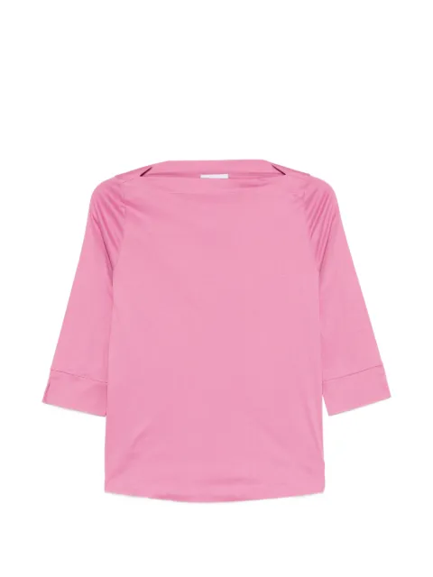 AROVESCIO boat-neck T-shirt Pink SS26J002W290722