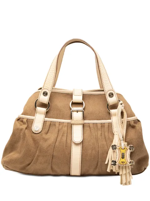 Celine Pre-Owned 20th Century Canvas Boogie Tassel tote bag Brown 51W0PF7S0ECEURJ5