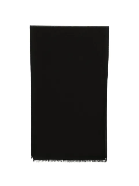 Emporio Armani fringed scarf Black EM005811AF25498UC001