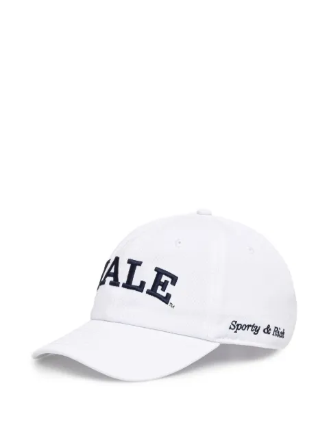 Sporty & Rich Yale Classic embroidered cap White AC079611678WH01