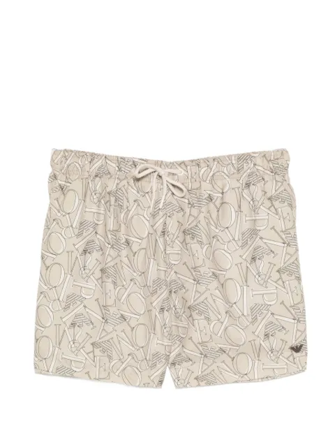 Emporio Armani drawstring swim shorts Neutrals EM000583AF20440