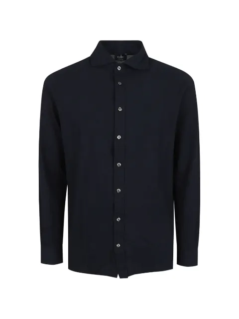 Barba buttoned shirt Blue 700091302