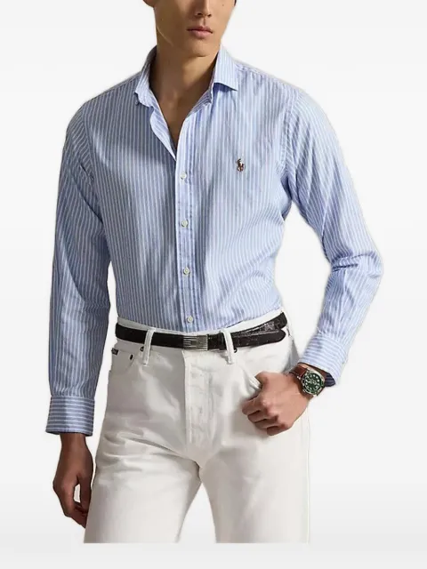 Polo Ralph Lauren striped long-sleeve shirt Blue 710B16728001