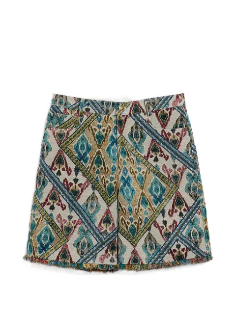 MOMONÌ Pino jacquard patterned shorts Neutrals 261MMOST00226135MO