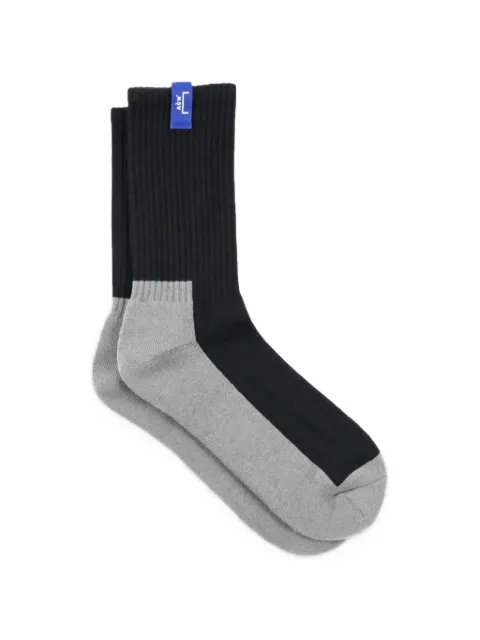 A-COLD-WALL* panelled socks Black ACWMSK0500050