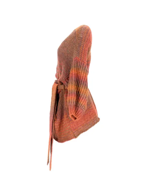 LoveShackFancy belted cardigan Orange NAPPUDECL444630W