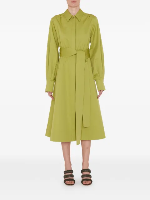 JOSEPH Ziane midi dress Green JF009755