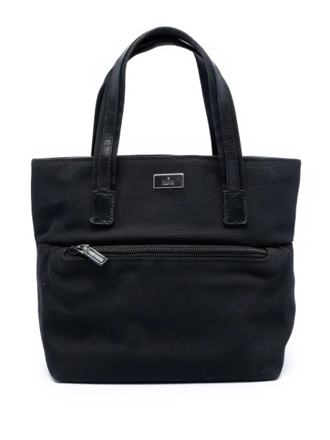 Gucci Pre-Owned 2000-2015 GG Canvas handbag Black ST0D0YVWLHXI6UW2