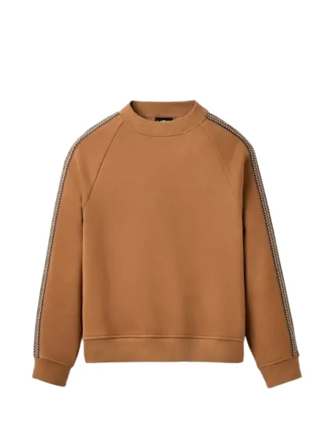 UGG Tasman crew-neck trimmed sweatshirt Brown 1172191CHE