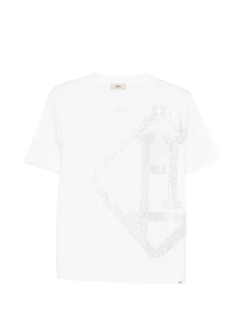 Herno crew neck short-sleeve T-shirt White JG000321D52125