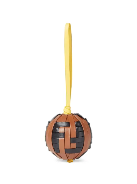 FENDI FF Sphera leather charm Brown 7AS482AW38