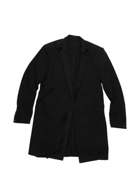 ALEXANDER DIGENOVA button notched lapels jacket Black CUTOUTCOAT