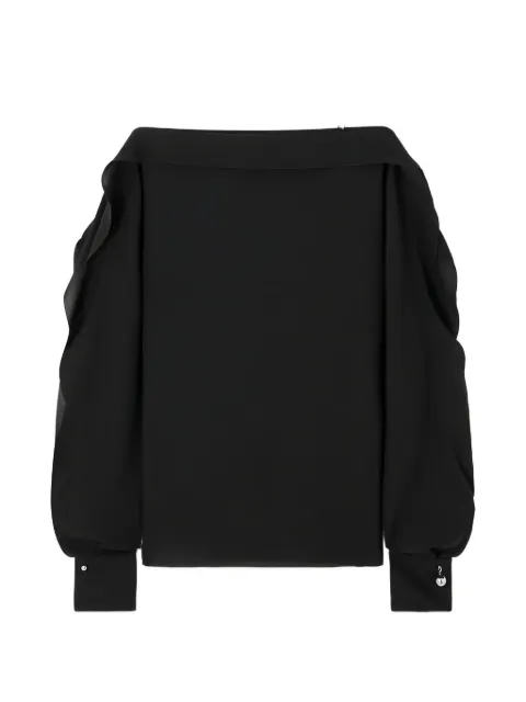 Lanvin crystal-embellishment sweatshirt Black RWTO00106244P26