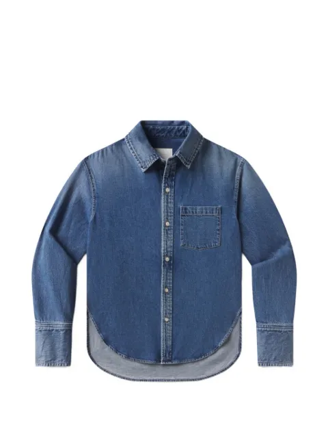 Citizens of Humanity button chest pocket denim shirt Blue 94691812CHAYA