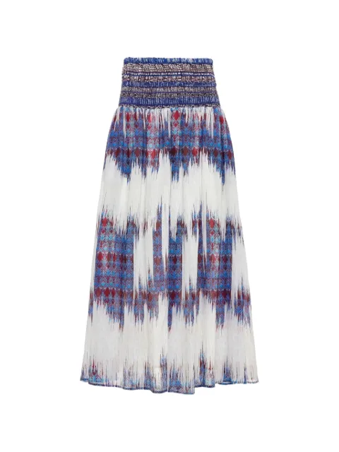 Devotion patterned skirt White 026513G
