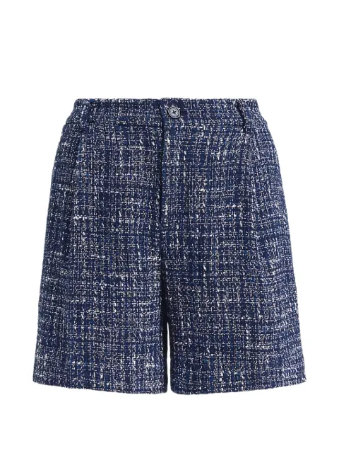 Lauren Ralph Lauren pleated bouclé shorts Blue 200P14061001