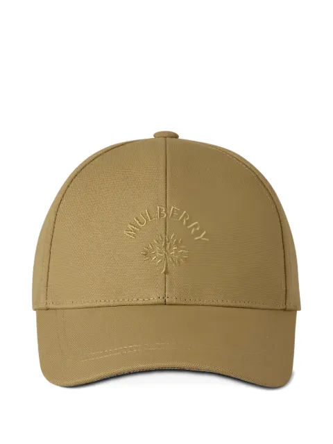 Mulberry logo-embroidery baseball cap Neutrals VH4160148